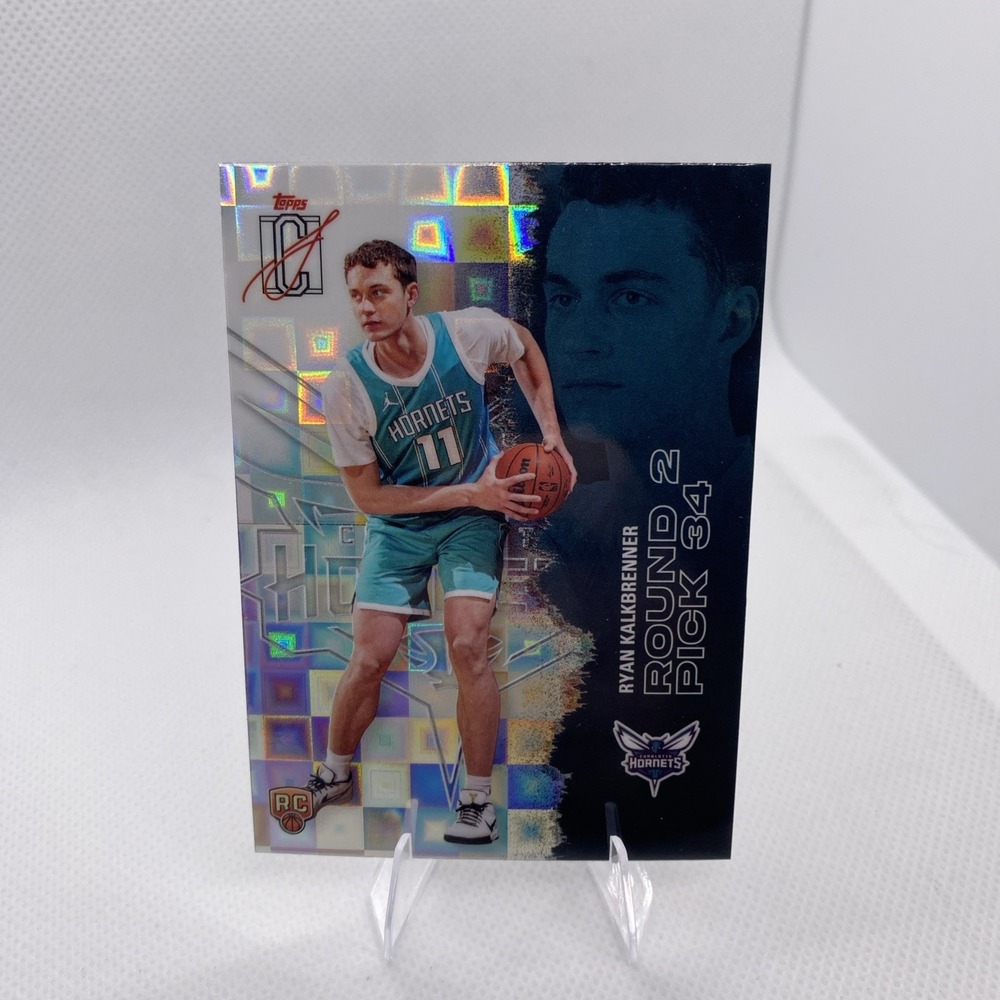 2025-26 Topps Signature Basketball Ryan Kalkbrenner Pandora Refractor RC #127